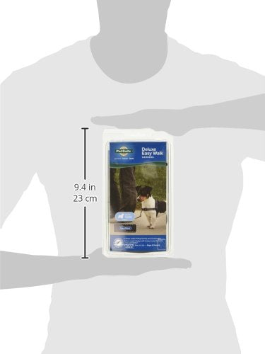 Harnais PetSafe Easy Walk attache-poitrine en vue, redirige les tirages avec douceur.