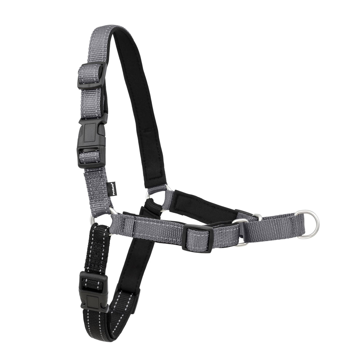 Harnais PetSafe Easy Walk, vue avant, aide à limiter les tirages et facilite les promenades.