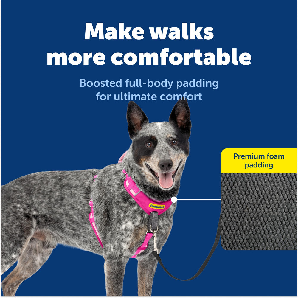 Harnais PetSafe MarcheFacile Boucle Martingale Frontale : redirection naturelle pendant les tirages.
