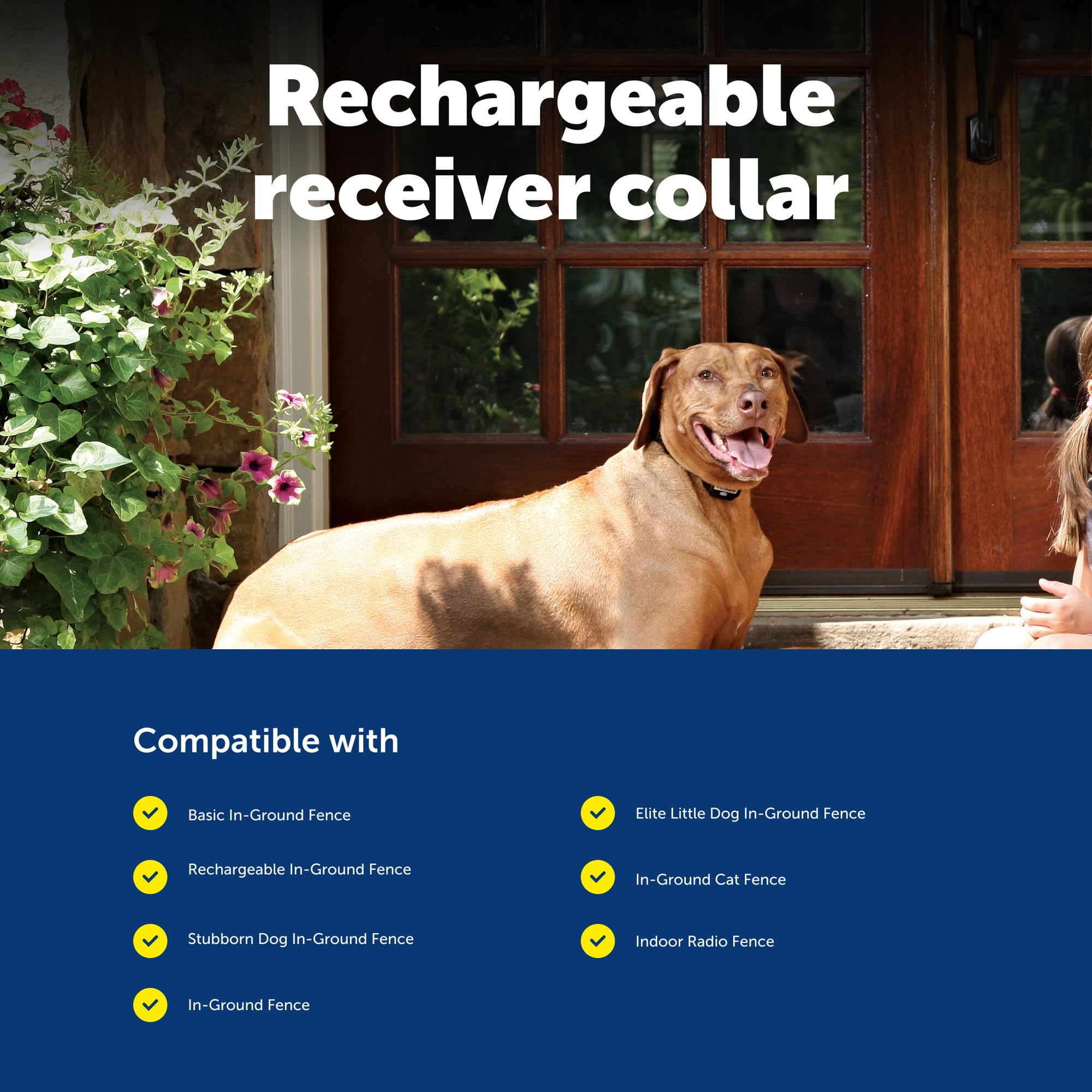 PetSafe indicateur de batterie faible aide à planifier la recharge.
