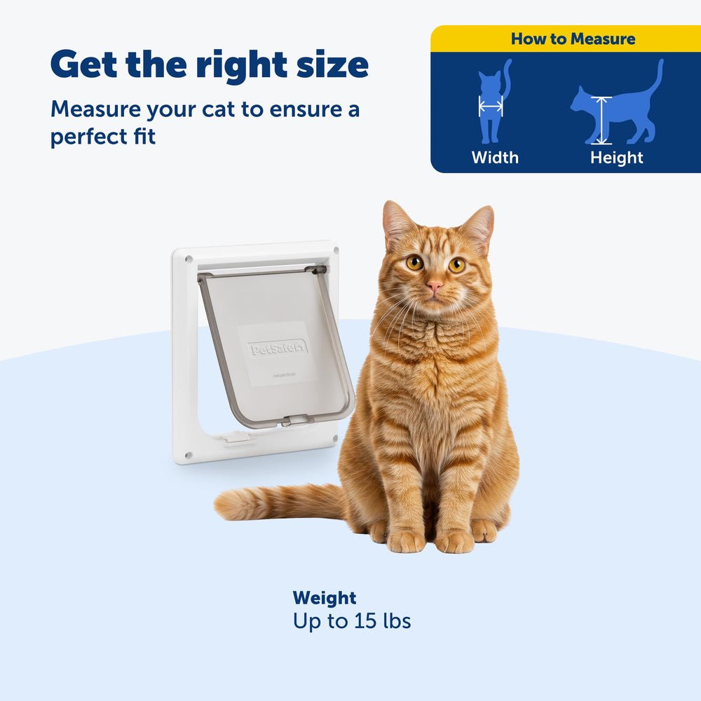 Volet en plastique durable PetSafe résistant aux griffes