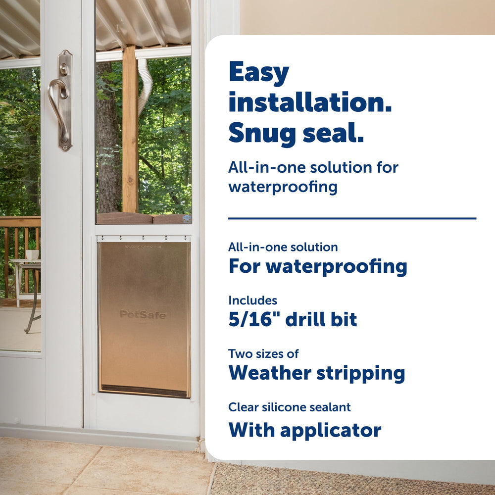 PetSafe joints etancheite double taille, ajustement universel sur porte.