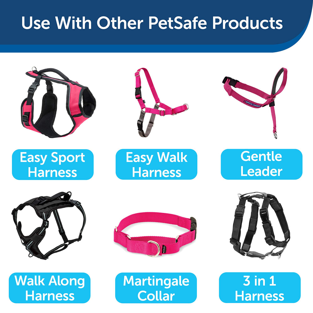 Laisse PetSafe durable et fiable pour sorties quotidiennes et longues.