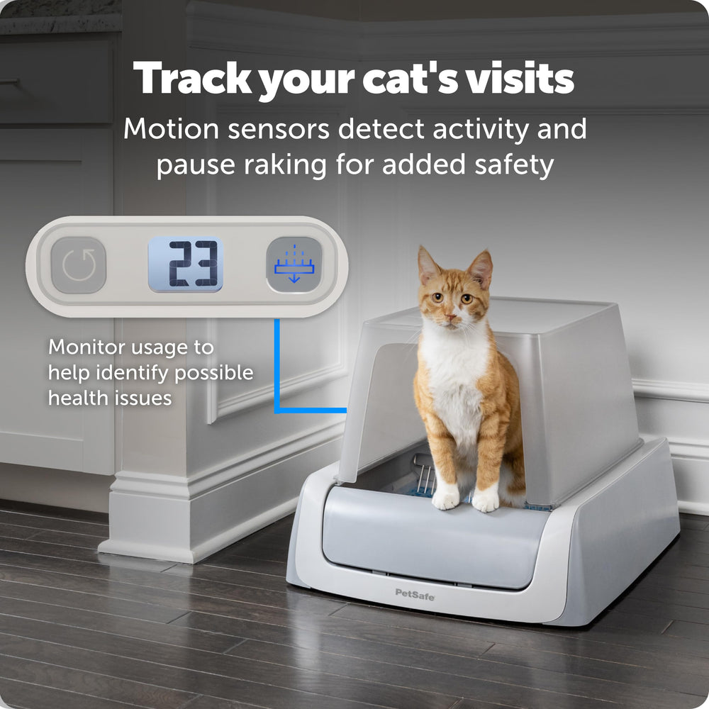 Liner étanche PetSafe Crystal Pro, bac jetable pour un nettoyage rapide.