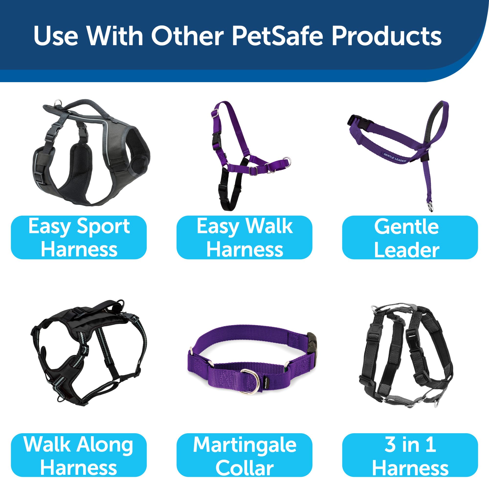 PetSafe Longe Nylon – compatible avec harnais et colliers pour le dressage.
