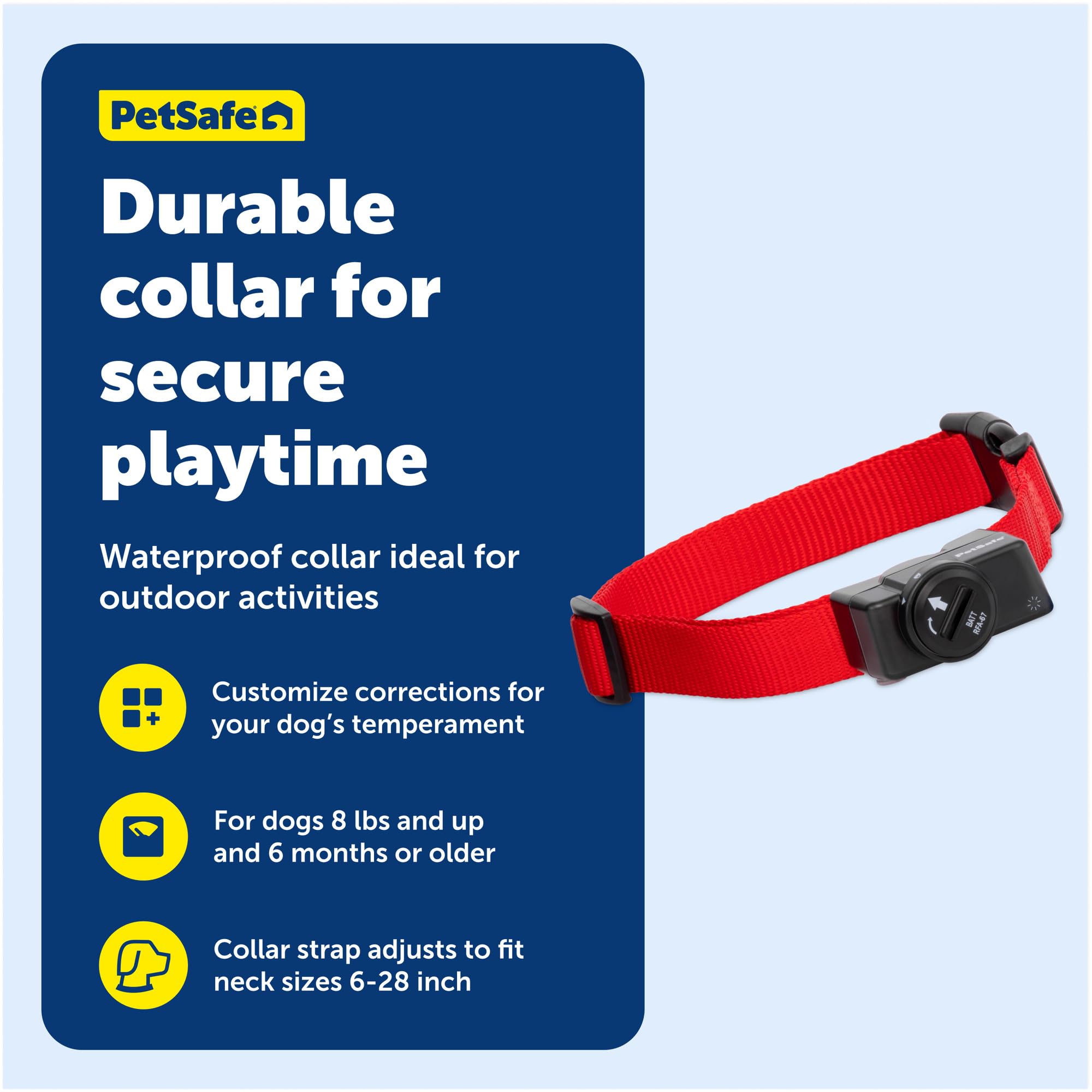 PetSafe mode son seul, entraînement sans choc et sans stress.