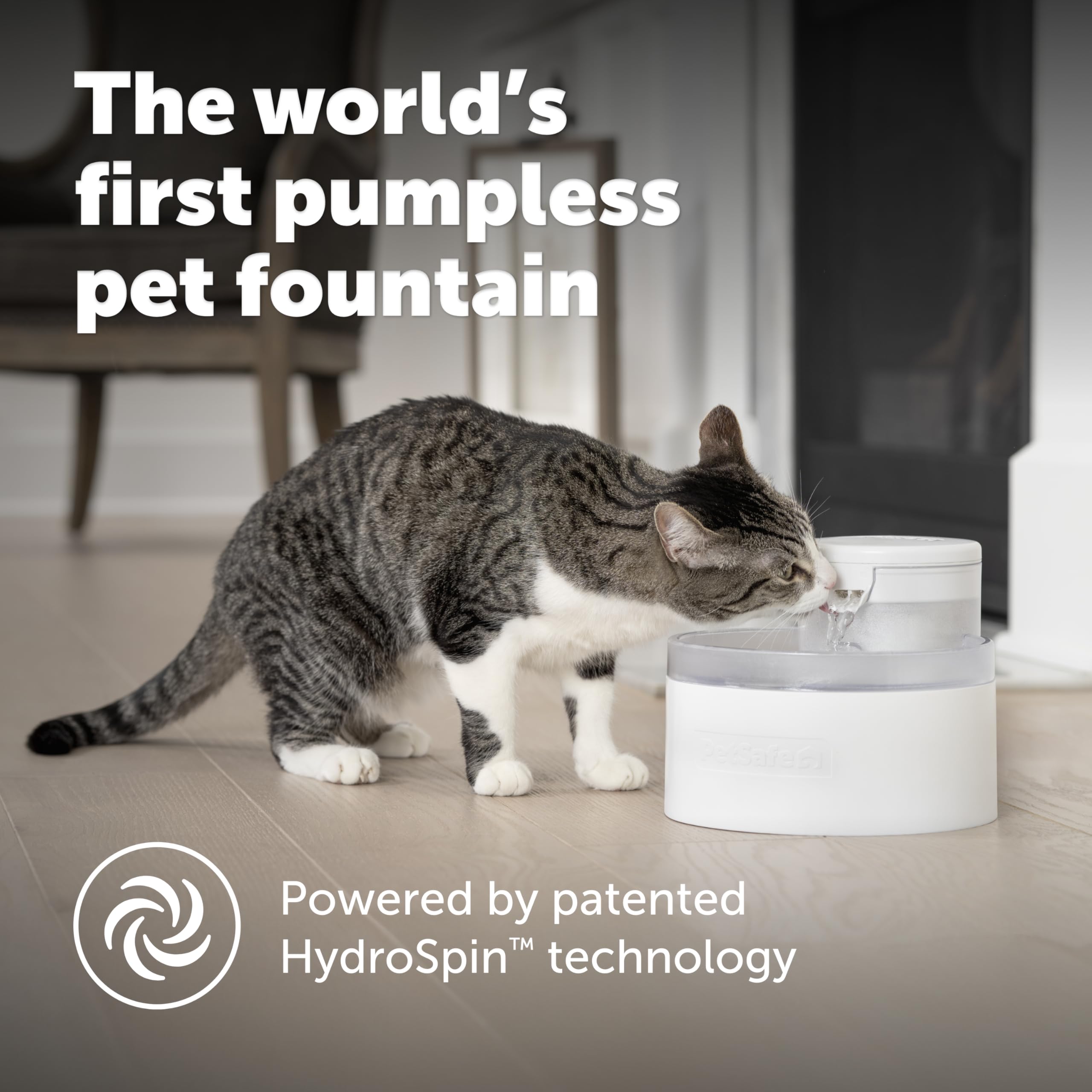 Ion-X filtration PetSafe Outlast réduisant odeurs et goût indésirables.