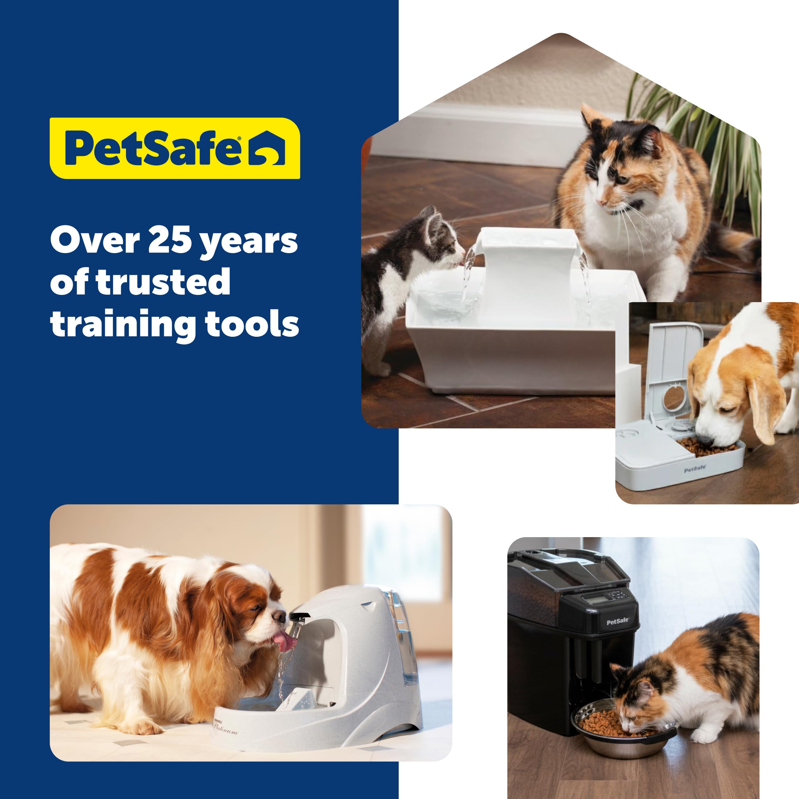 PetSafe Outlast moteur silencieux offre une station d’eau discrète.