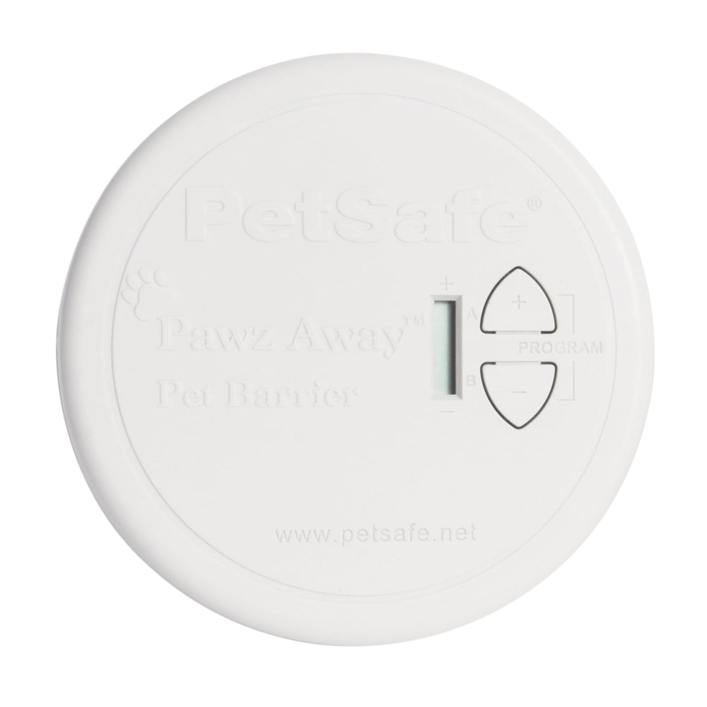 PetSafe Pawz Away transmetteur intérieur compact, placement facile pour zones interdites.