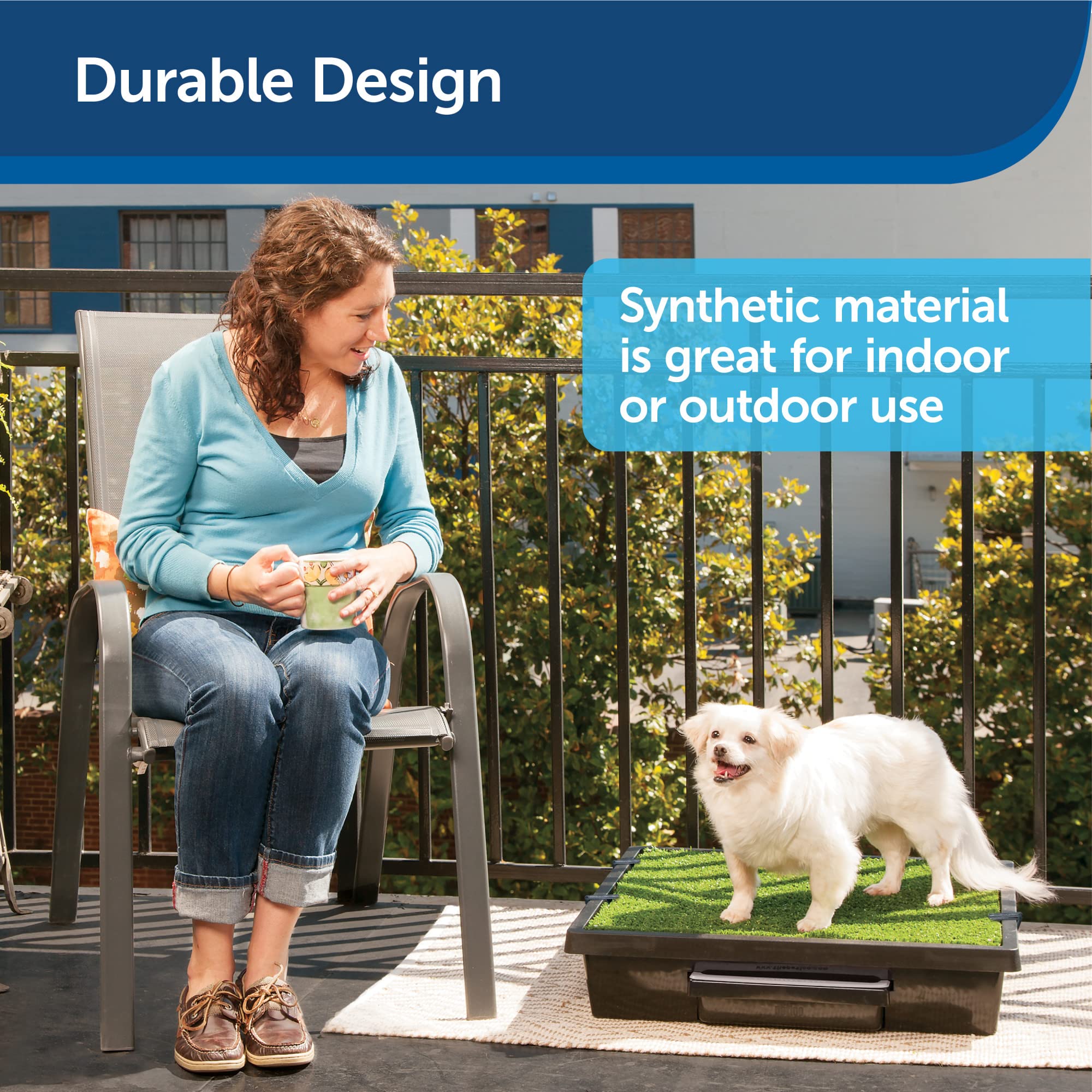 PetSafe Pet Loo – échange rapide de l’herbe pour un ménage facilité