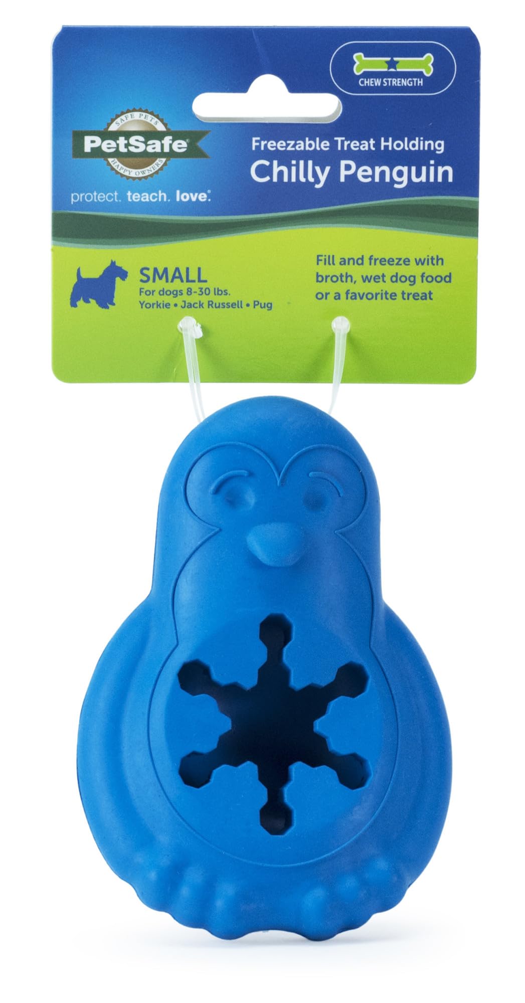 PetSafe Pingouin Glacial – porte-gourmand: régal glacé pour stimuler l’attention du chien