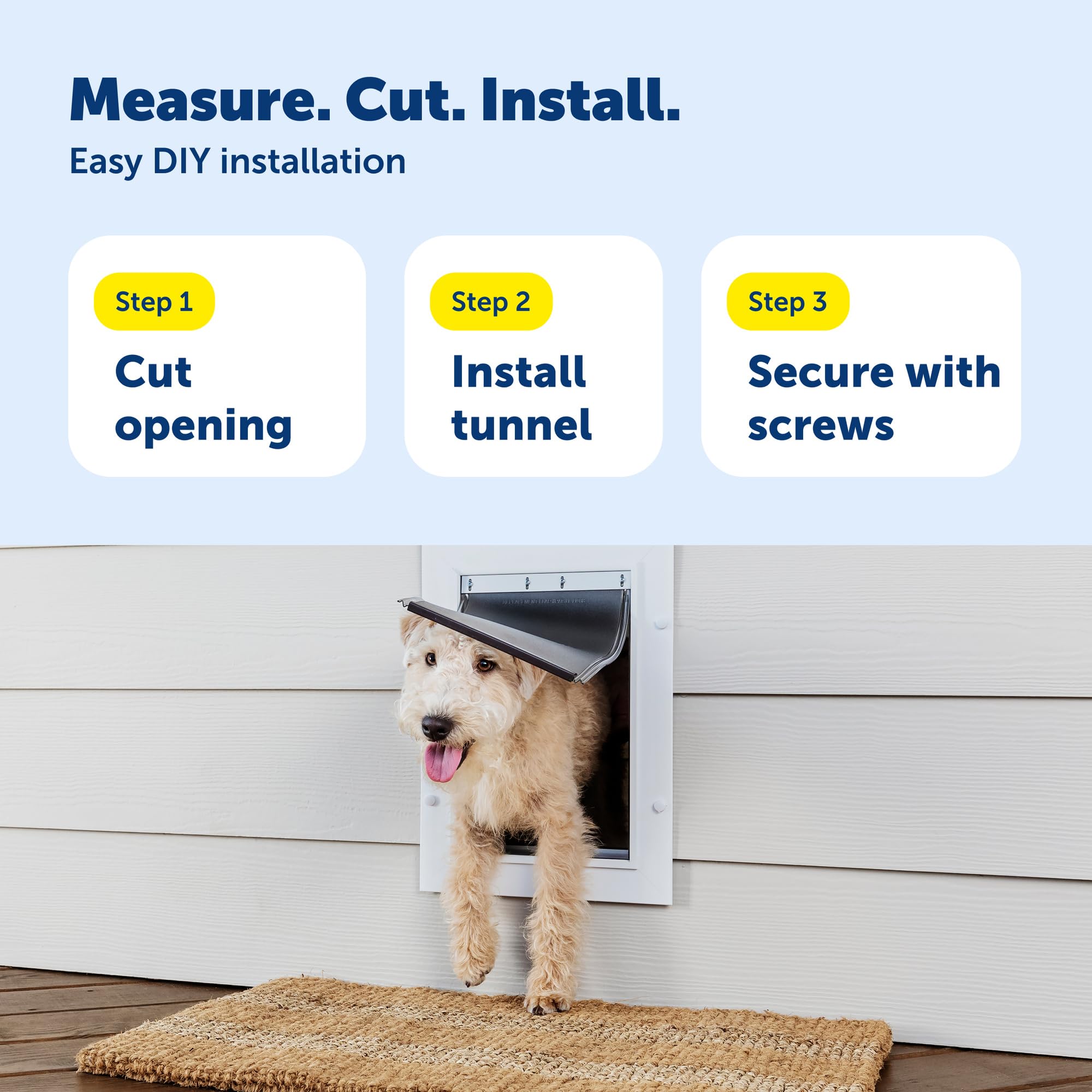 Accessoire extension murale PetSafe pour murs épais.