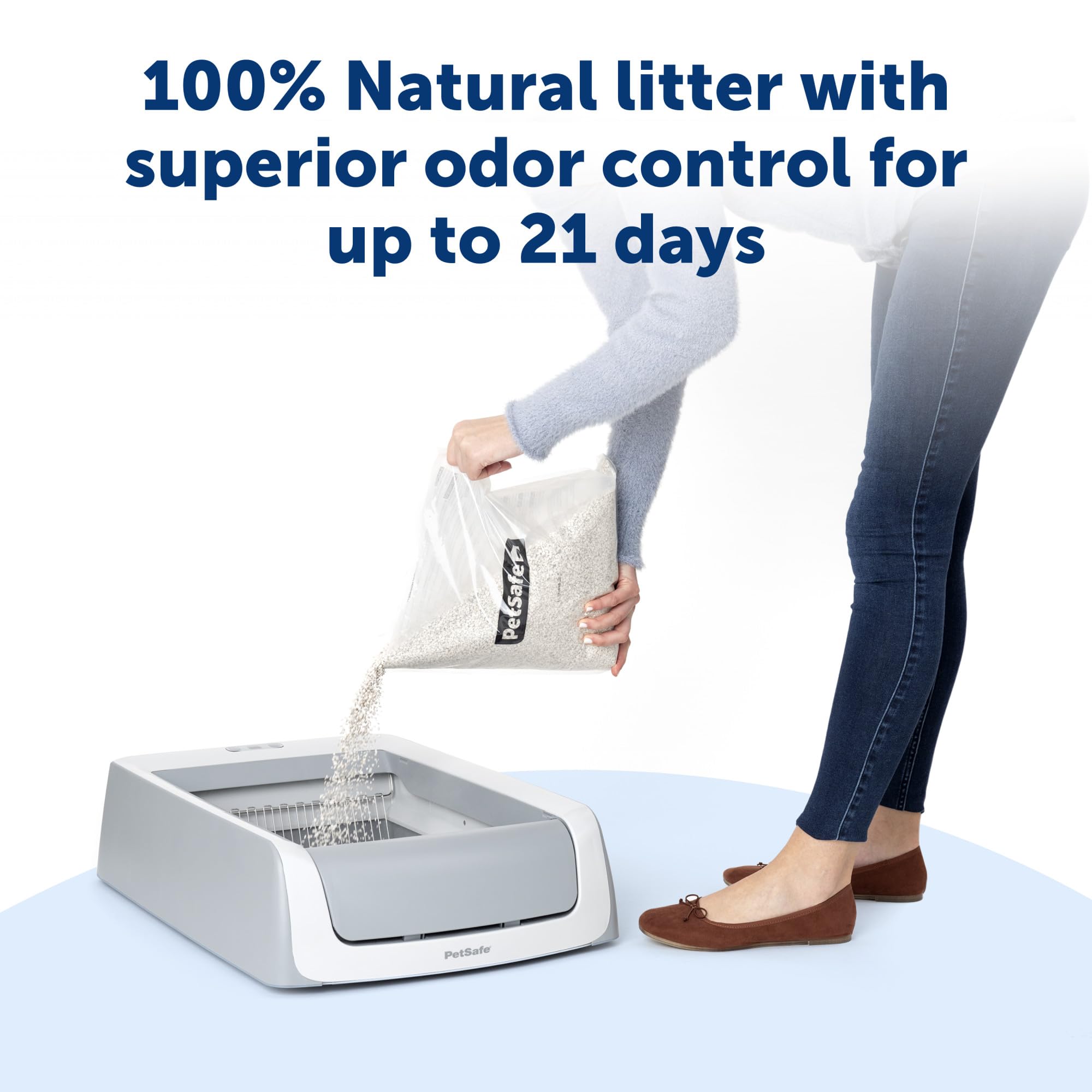 PetSafe ScoopFree compatibilité avec toutes les boîtes à litière, facilité d’utilisation.
