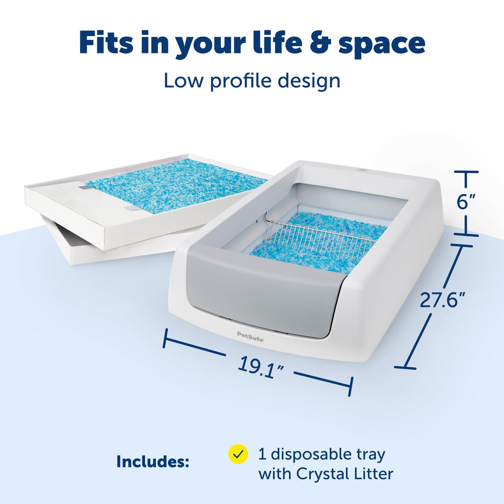 PetSafe ScoopFree Crystal Classic: contrôle d’odeurs avancé grâce aux cristaux