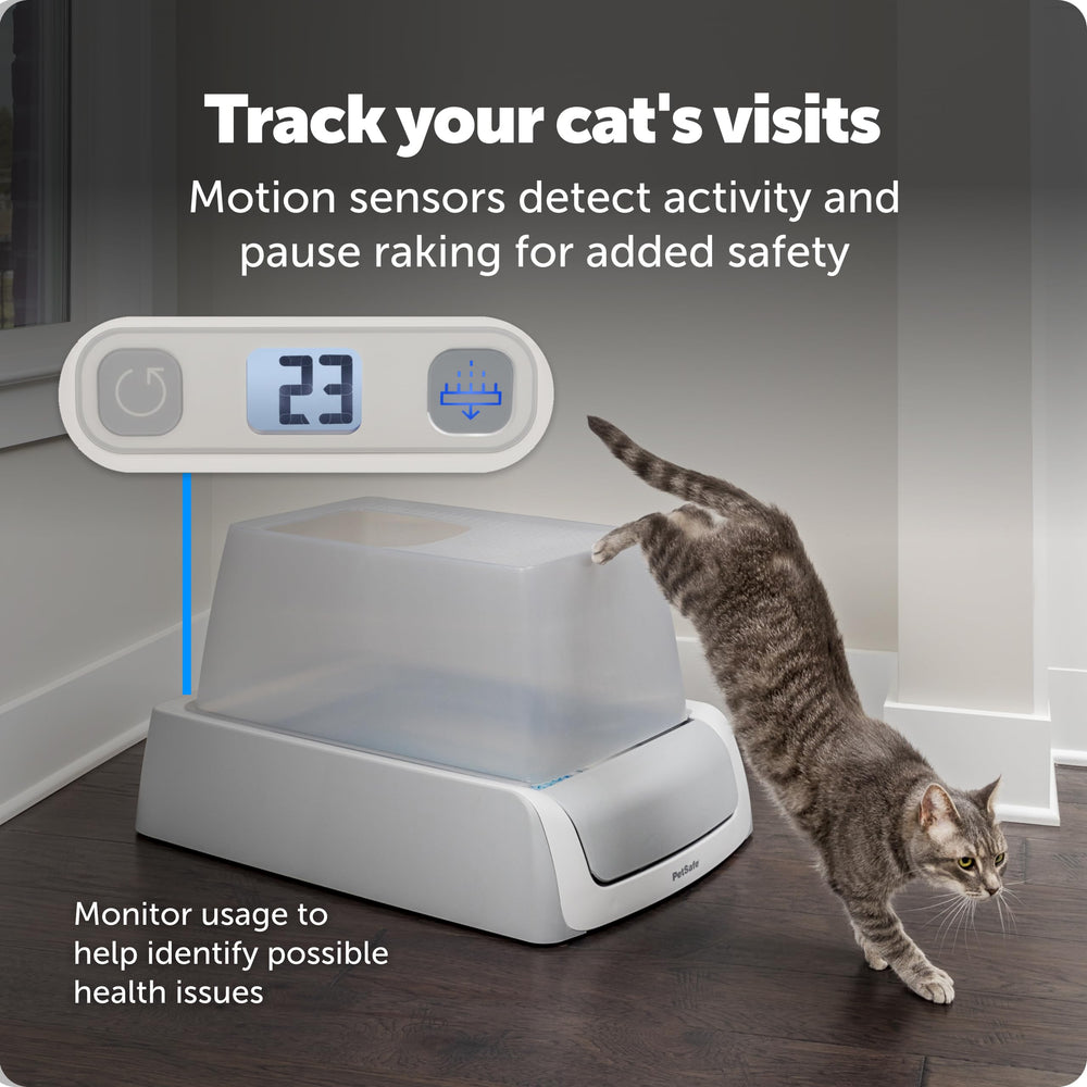 PetSafe ScoopFree Crystal Pro Legacy – système anti-fuite pour sols protégés.
