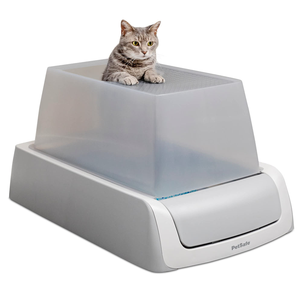 PetSafe ScoopFree Crystal Pro Legacy – plateau jetable cristal pour un changement rapide.