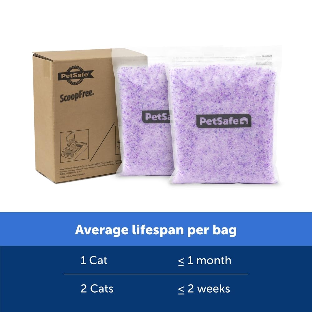 Parfum lavande PetSafe ScoopFree améliore l’atmosphère intérieure.