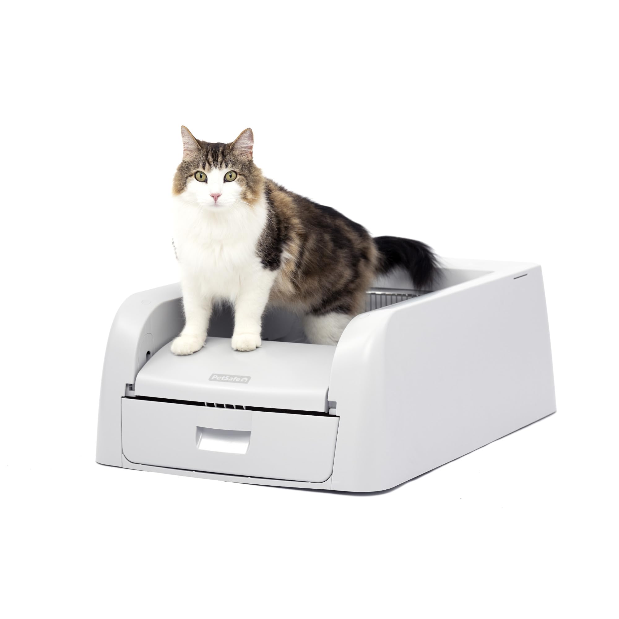 PetSafe ScoopFree: litière automatique pour nettoyage mains libres et odeurs maîtrisées.