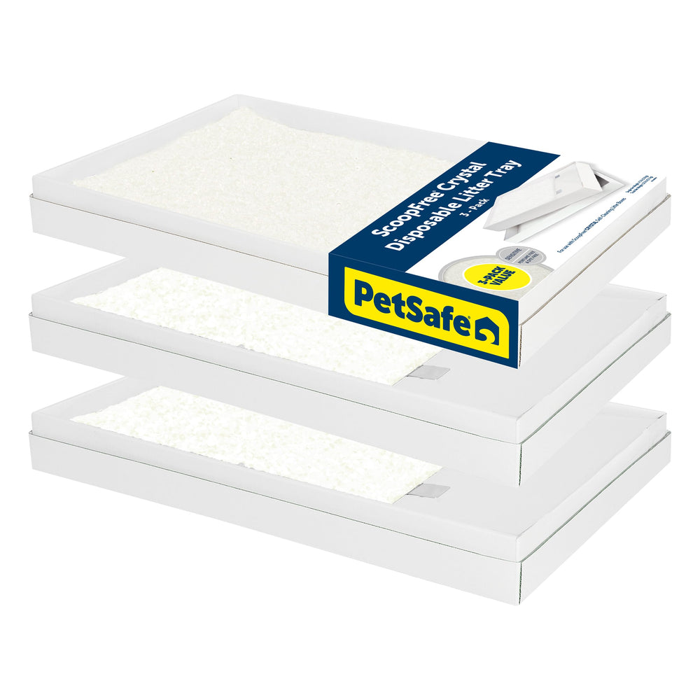 PetSafe ScoopFree plateau-litière cristal jetable — nettoyage sans effort et hygiène