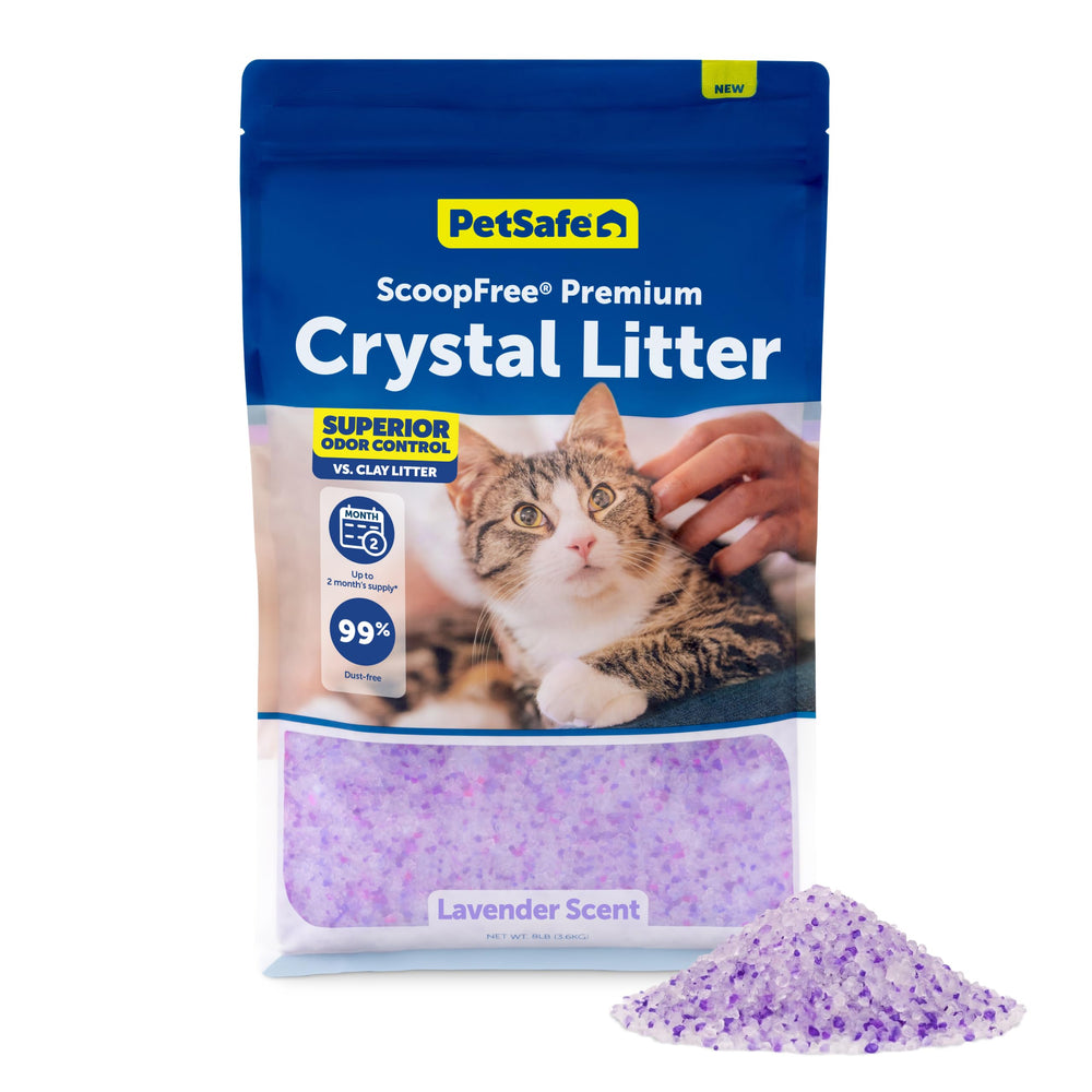 PetSafe ScoopFree Premium cristaux litière - cristaux ultra absorbants pour une fraîcheur durable