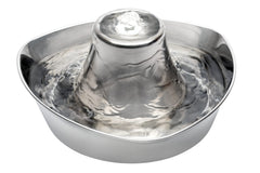 PetSafe Seaside fontaine en acier inoxydable, résistance et hygiène pour chiens et chats.