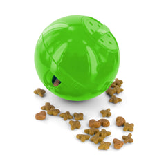PetSafe SlimCat balle interactive distribuant lentement la nourriture pour chats.