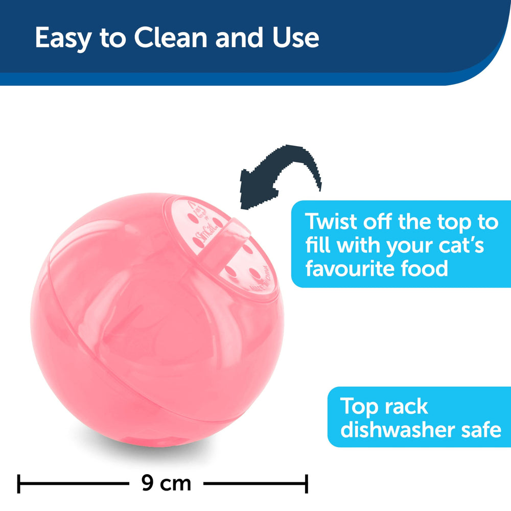 PetSafe SlimCat capacite deux-tiers-tasse, contrôle des portions.