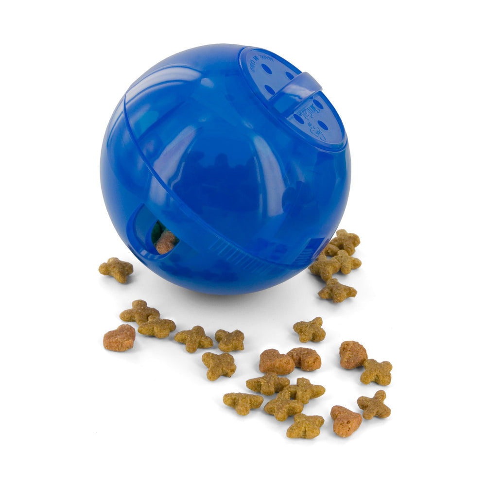 PetSafe SlimCat distributeur interactif stimulant l'activité et l'attention du chat pendant les repas.