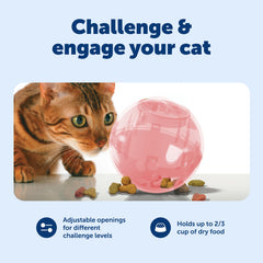 PetSafe SlimCat plastique sans BPA, leger et sûr pour l'usage quotidien.