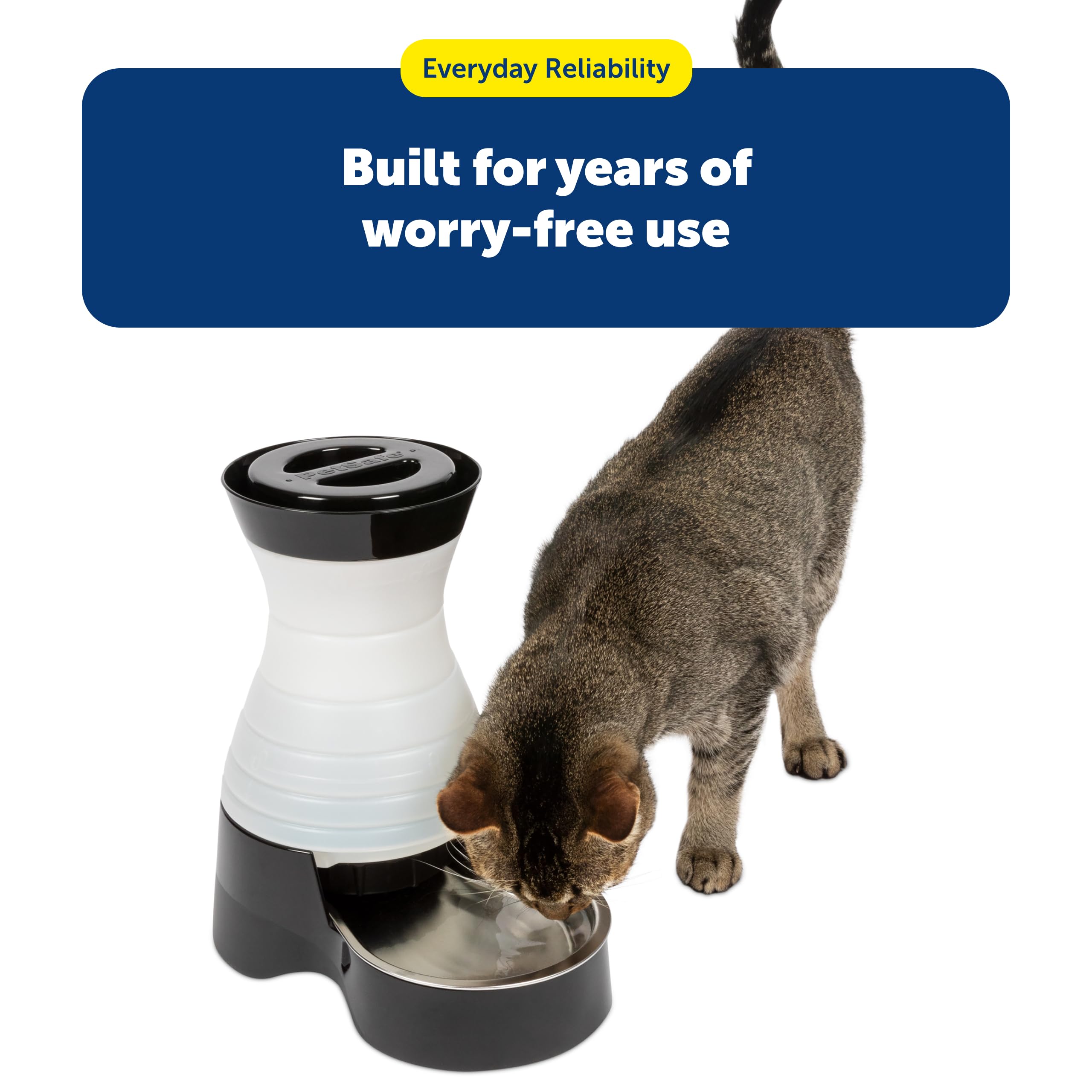 PetSafe Station d’eau saine – conception durable adaptée à la vie quotidienne.