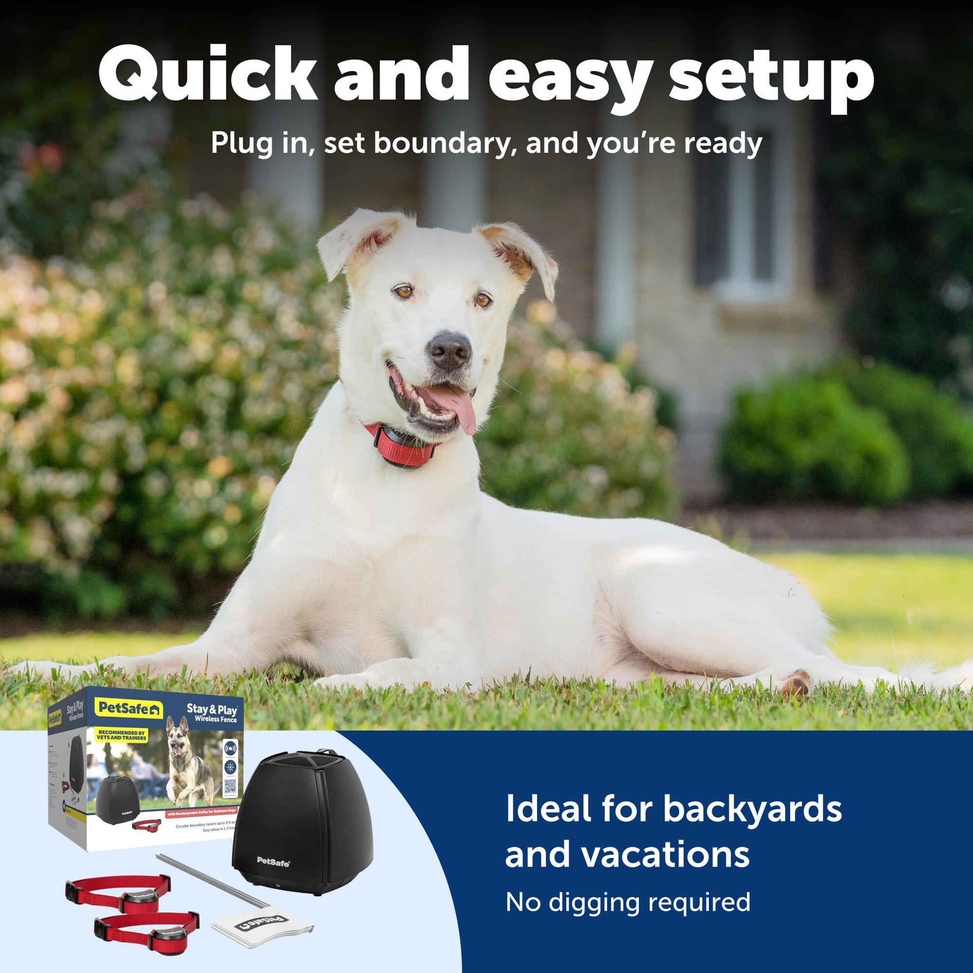 PetSafe Stay & Play réentrée-sans-choc pour un retour calme