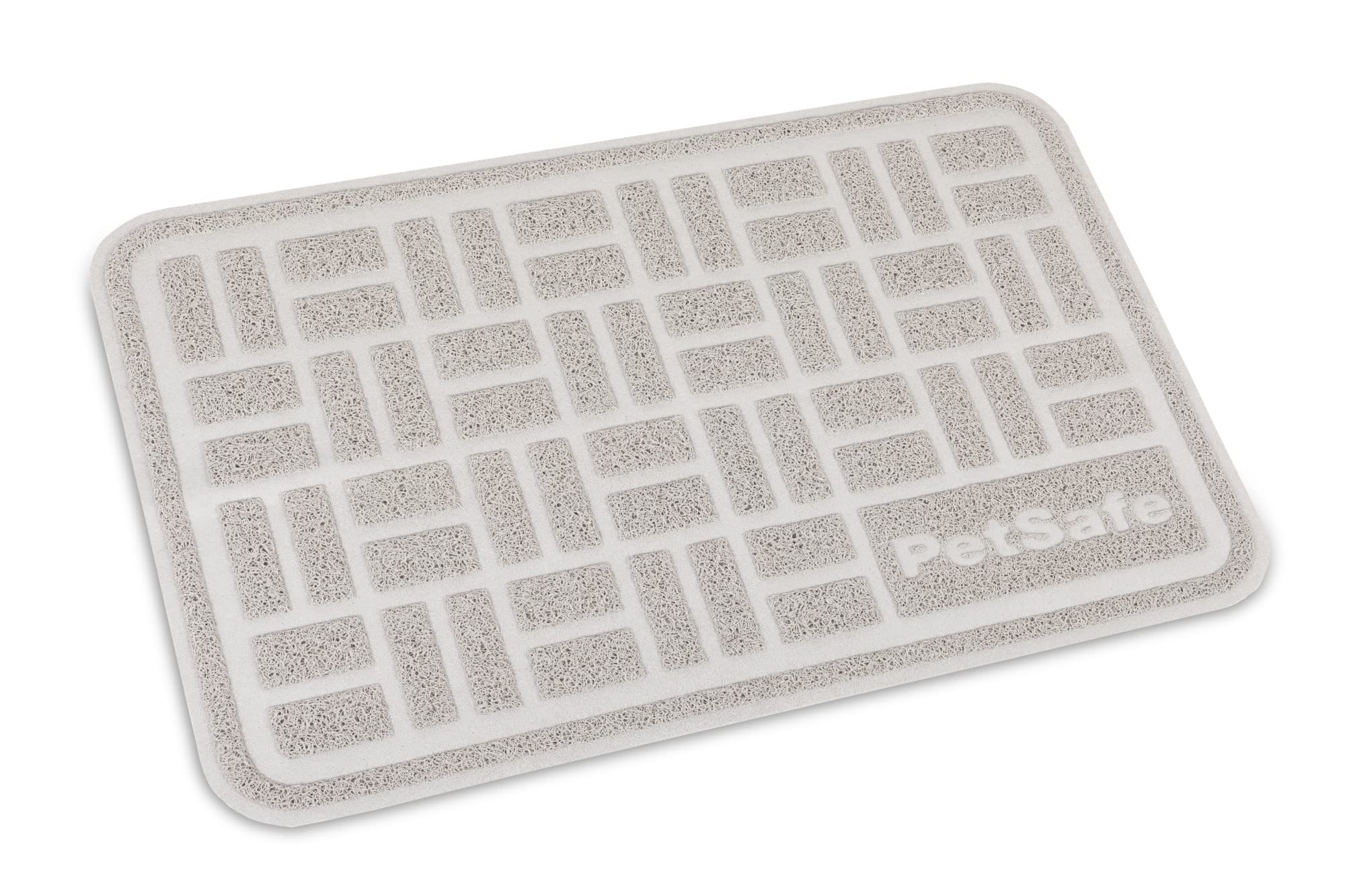 Tapis PetSafe litière chat imperméable à double couche, capture les grains et protège le sol.