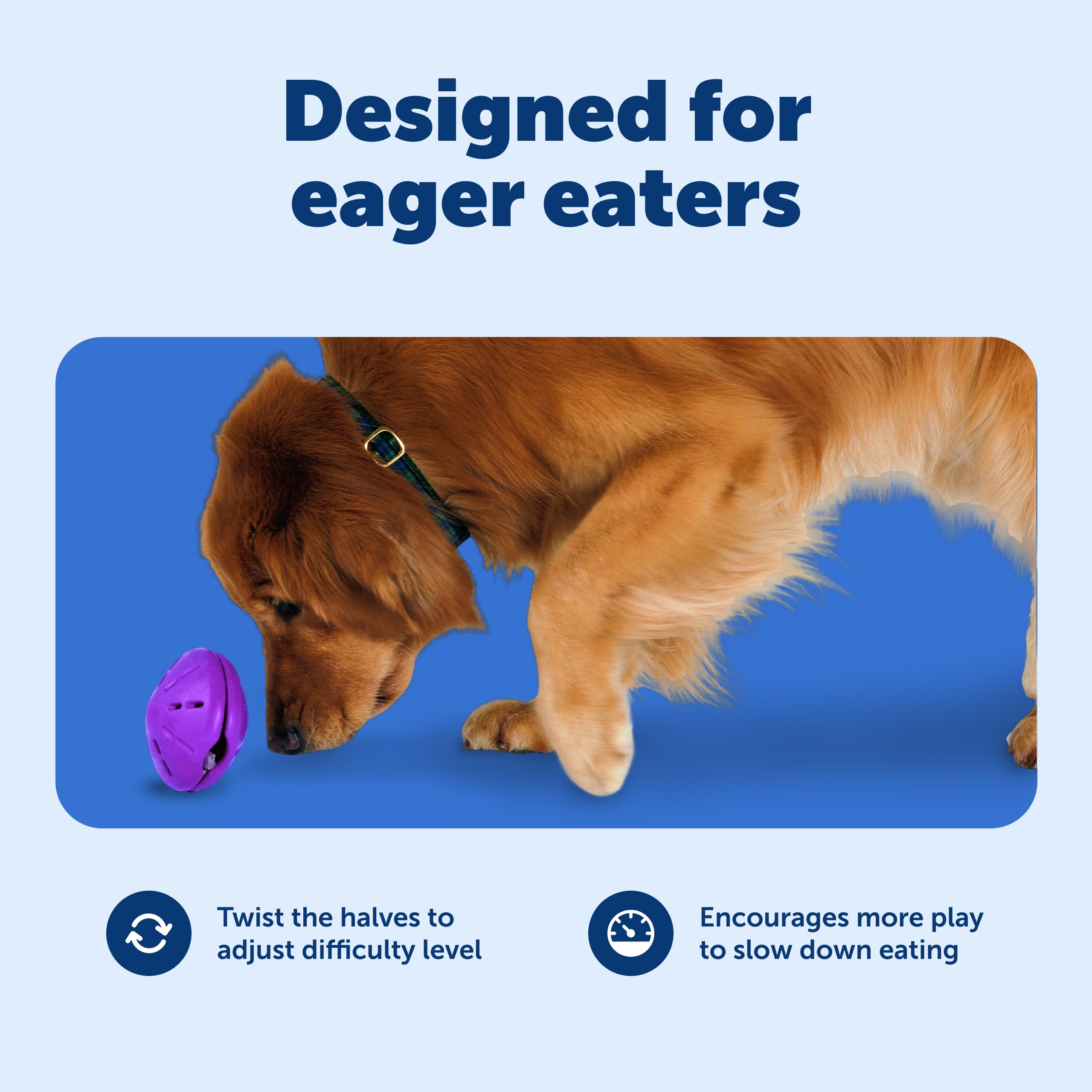 Twist'n Treat permet un remplissage ajustable et un jeu prolongé.