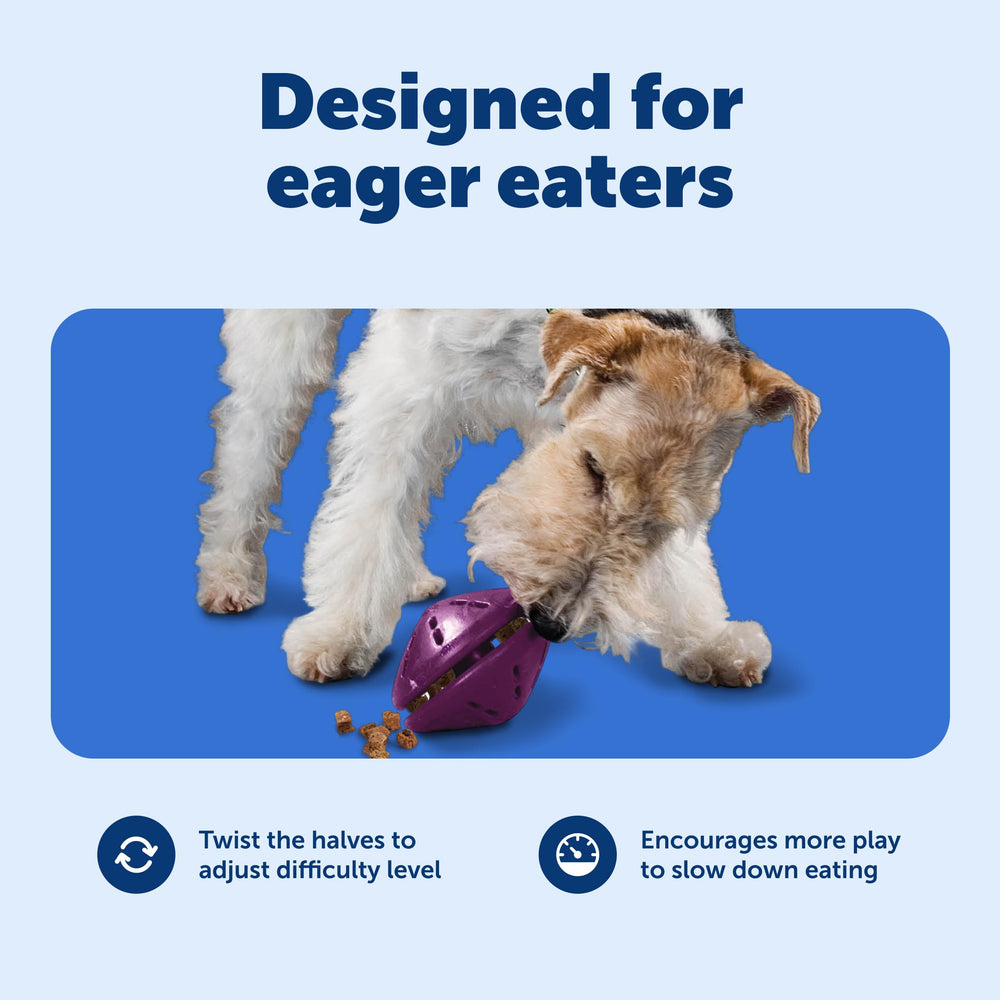 PetSafe Twist'n Treat, ouverture ajustable pour sessions rapides ou longues.