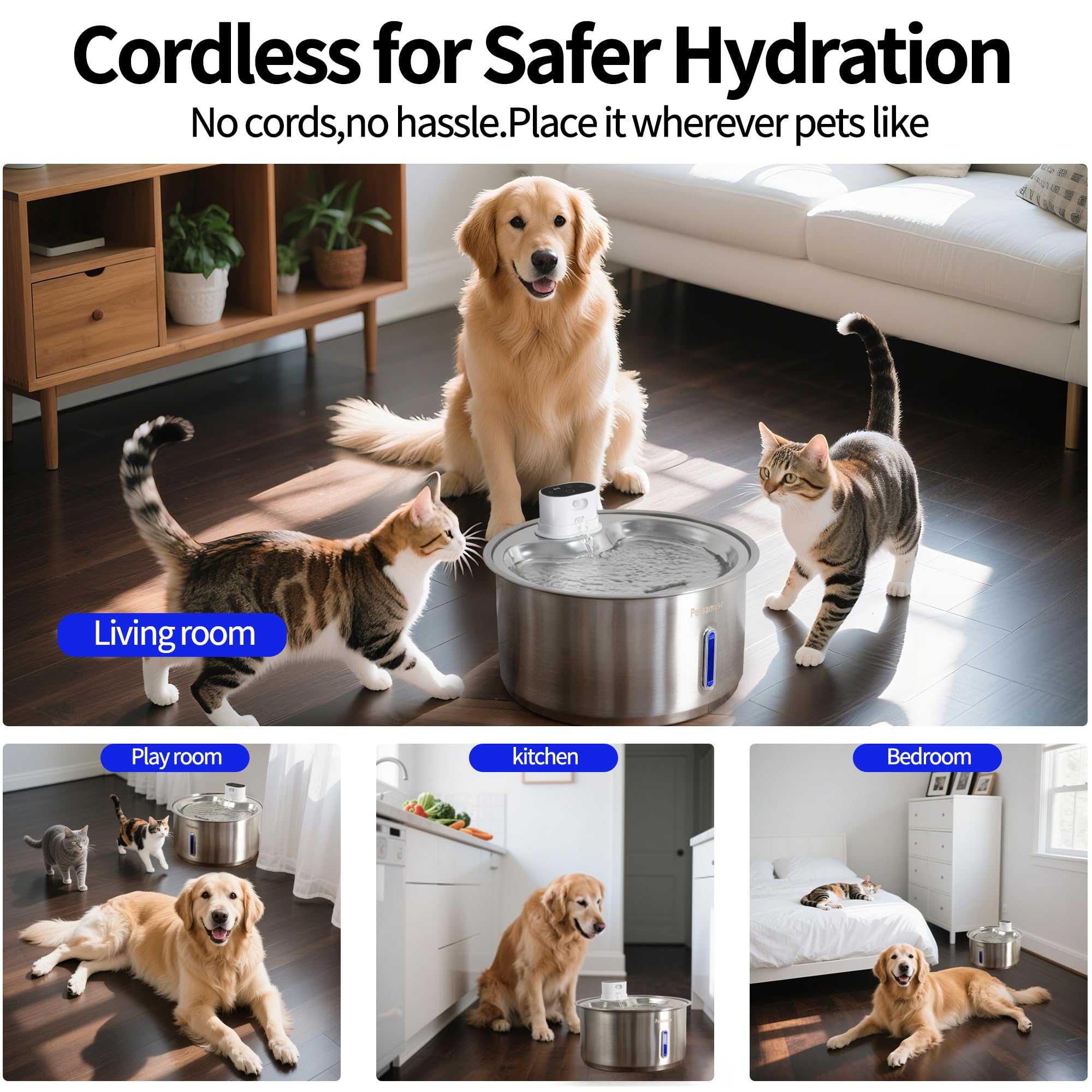 15 filtres charbon Petsamuse pour eau plus pure et fraîche.