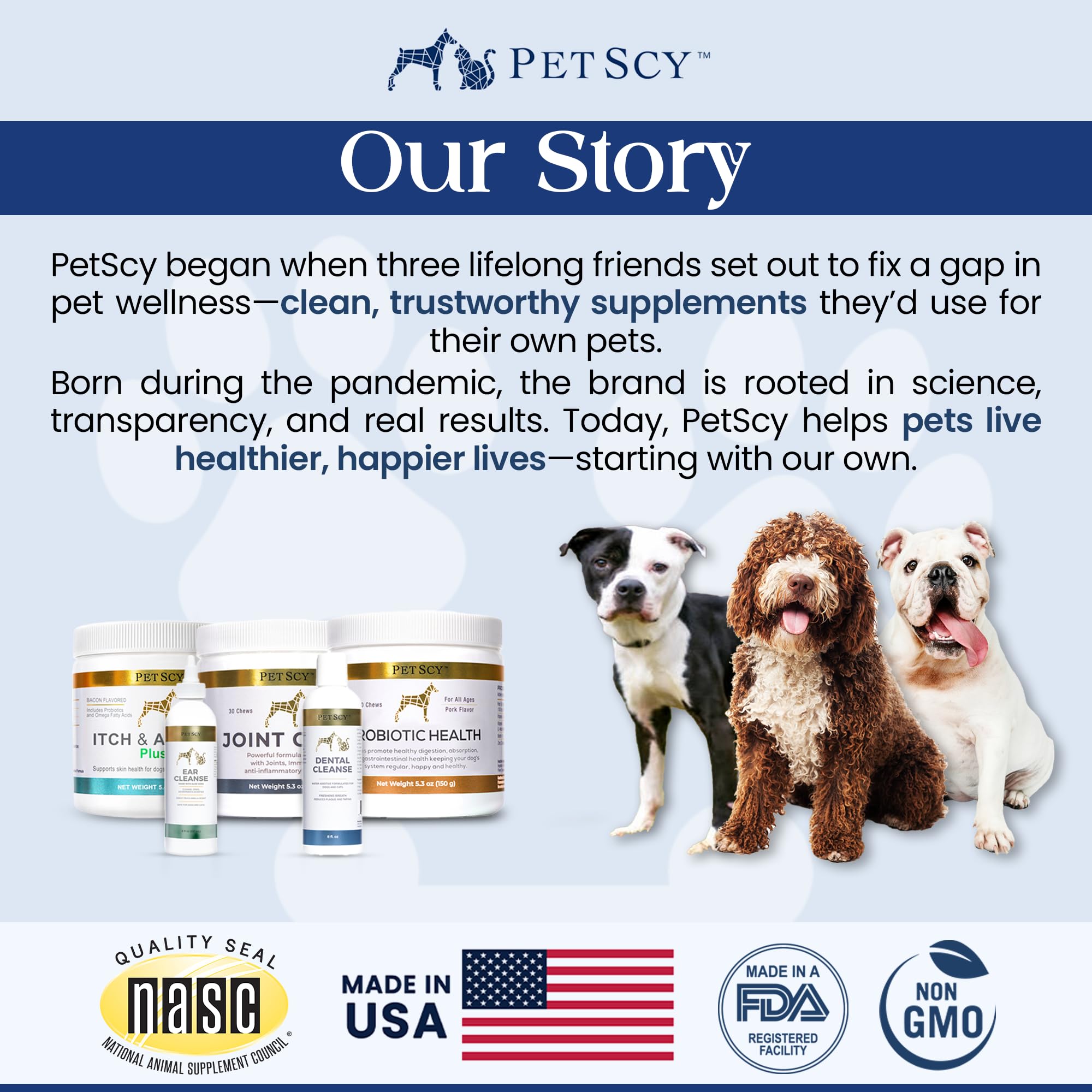 PetScy – doseur de portions, facilite l'administration journalière des gommes.
