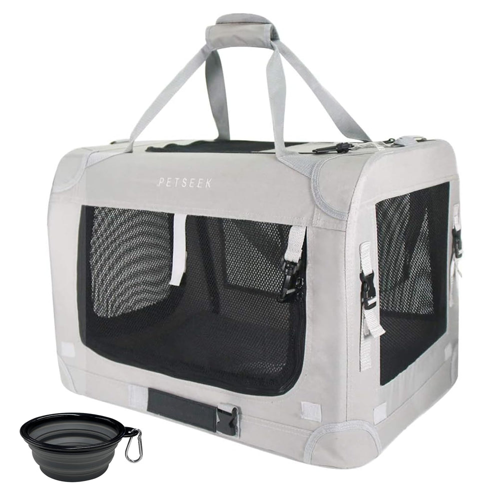 Petseek transporteur Extralarge avec ouverture haute pour un chargement rapide
