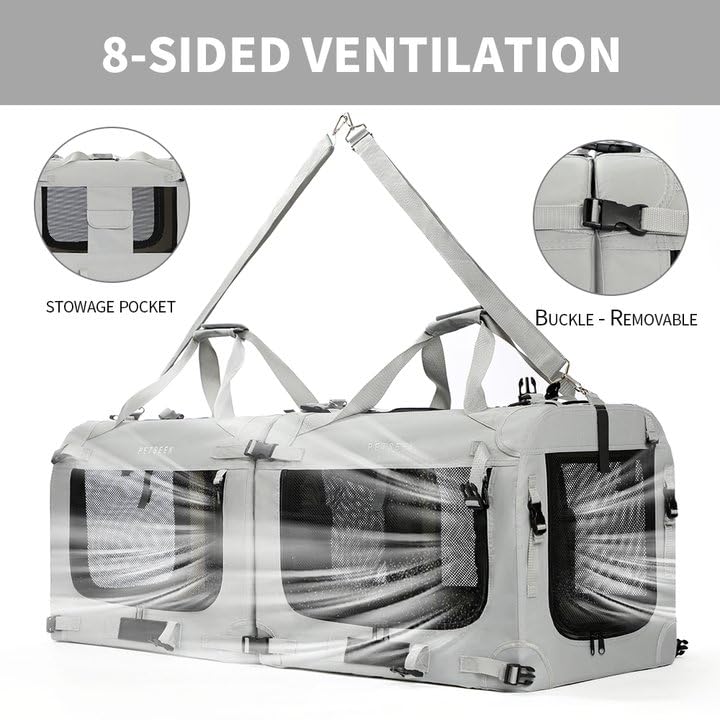 Maillage respirant et robuste Petseek favorise la ventilation et la visibilité