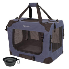 Petseek sac-transport-chat-tres-grand: vue générale pour chats jusqu'à 55 lb.
