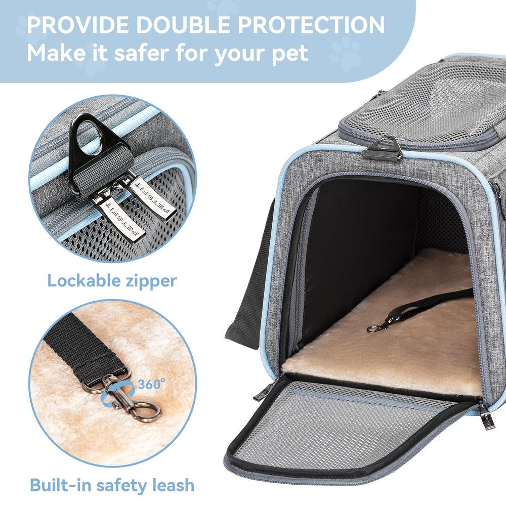 Petsfit avion approuvé: cabine pratique pour les voyages aériens.