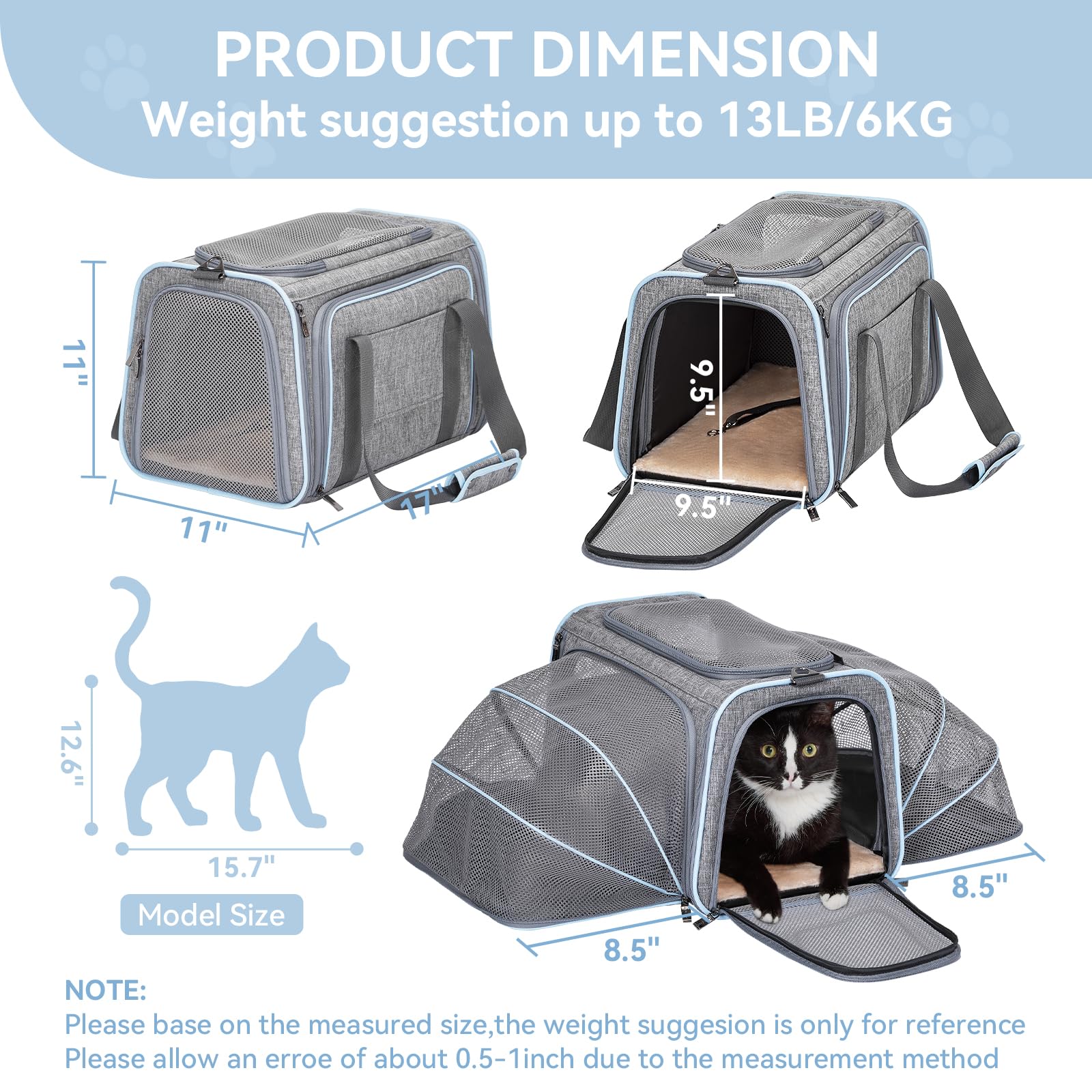 Petsfit espace confort agrandi, compagnon peut se détendre.