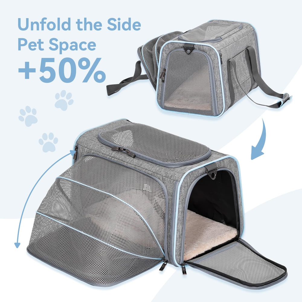 Petsfit modes portage polyvalents: options mains et épaules pour la commodité.