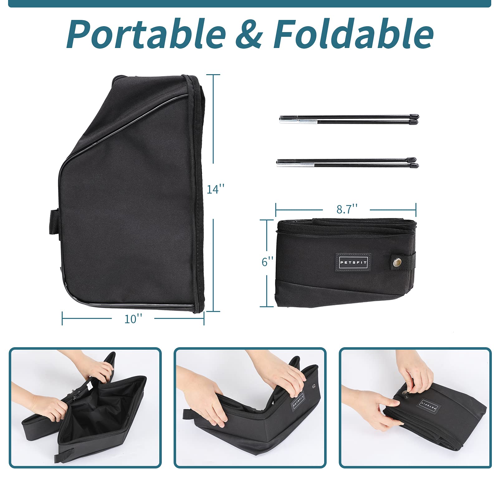 Petsfit nettoyage rapide, liner lavable et entretien simple.