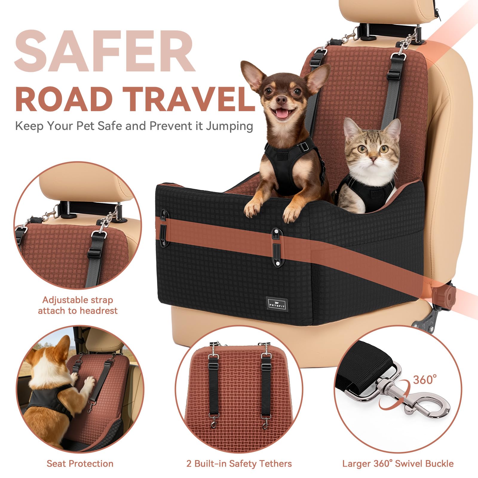 PETSFIT – Poches de rangement intégrées pour accessoires à portée.