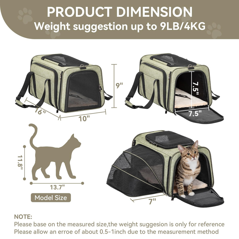 Porte-animal extensible Petsfit pour chien nain, transport fiable.