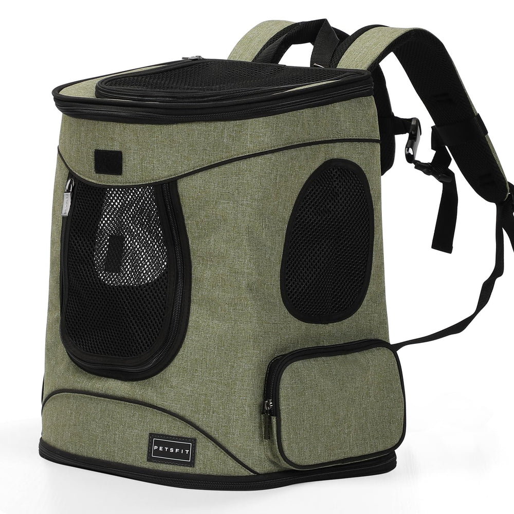 Petsfit sac dos pour animaux offrant espace jusqu’à 8 kg et confort.