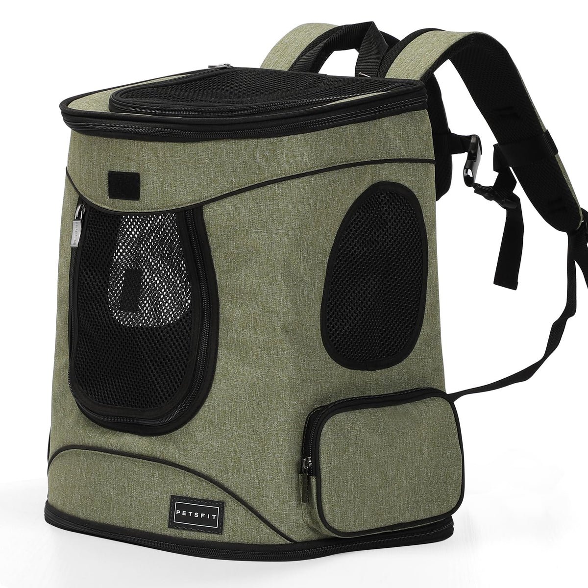 Petsfit sac dos pour animaux offrant espace jusqu’à 8 kg et confort.