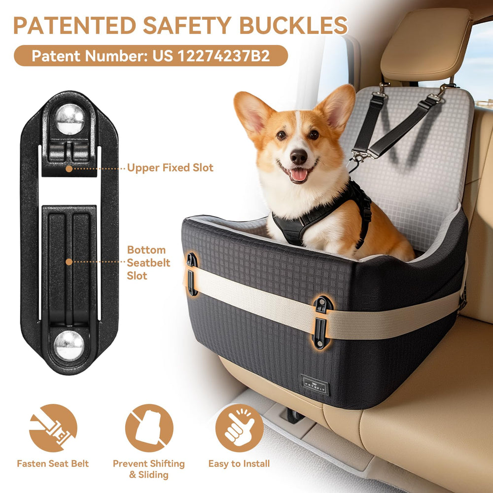 Petsfit siège-auto chien coussin intérieur de 6 pouces pour plus de confort