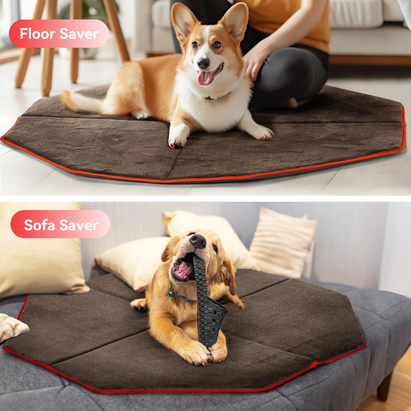 PETSFIT tapis côté Oxford – surface résistante et imperméable pour l’extérieur.