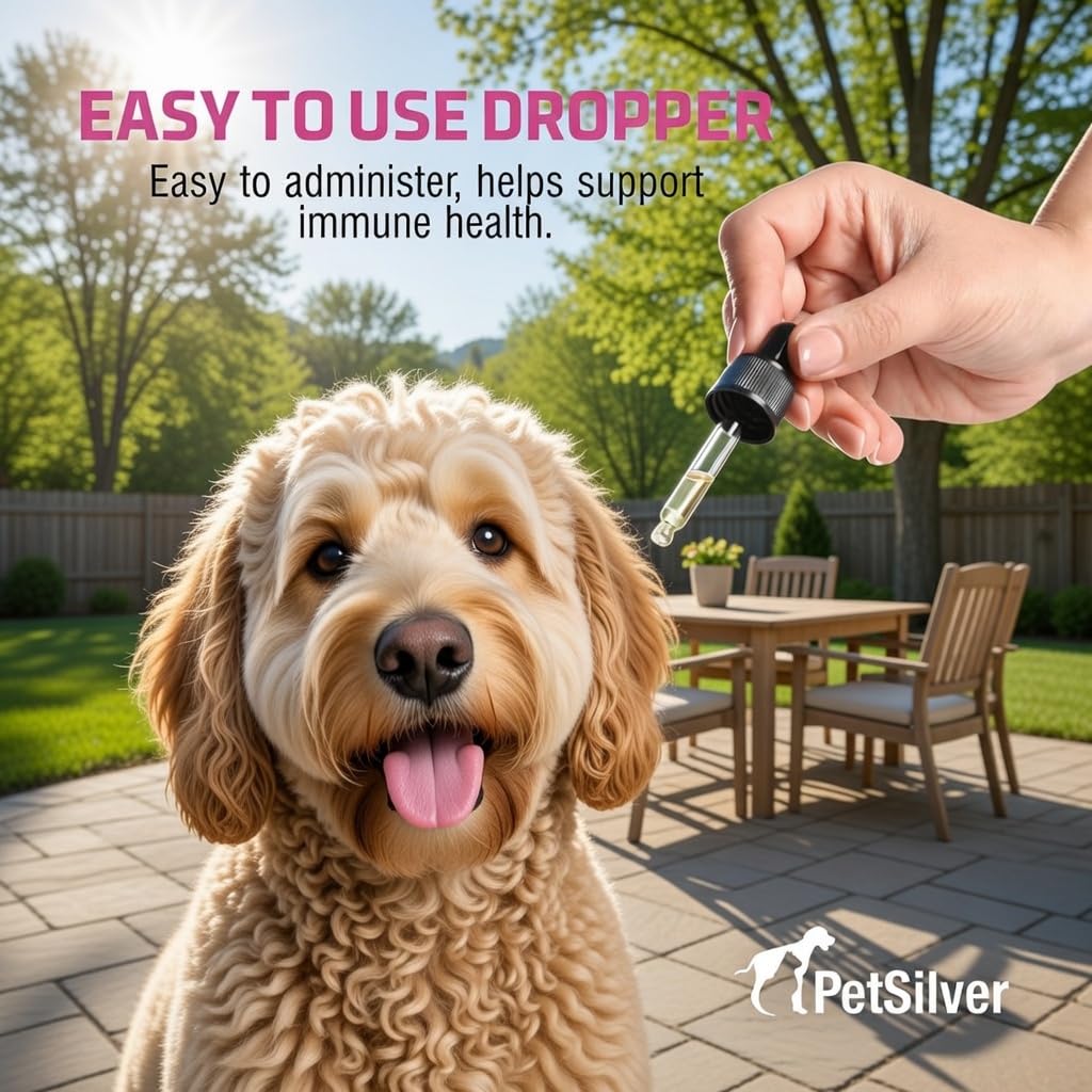 PetSilver Immunité: gouttes d'application directe facilitant l'administration